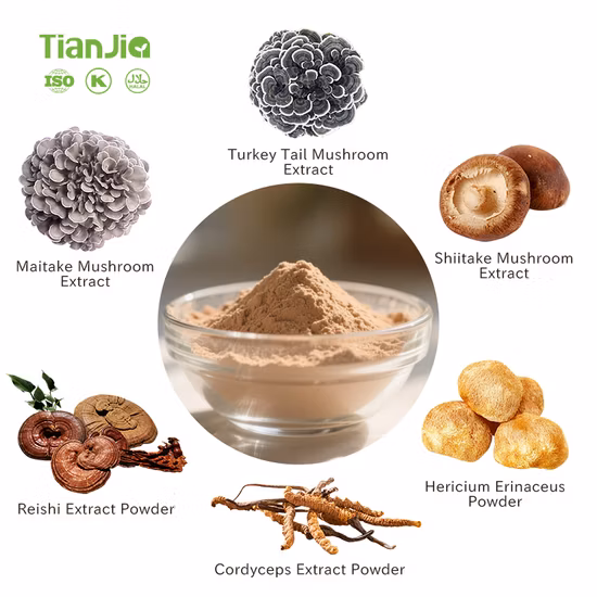 Поставка с фабрики, высококачественный пищевой продукт, индивидуальный 30% экстракт порошка грибов Agaricus Blazei